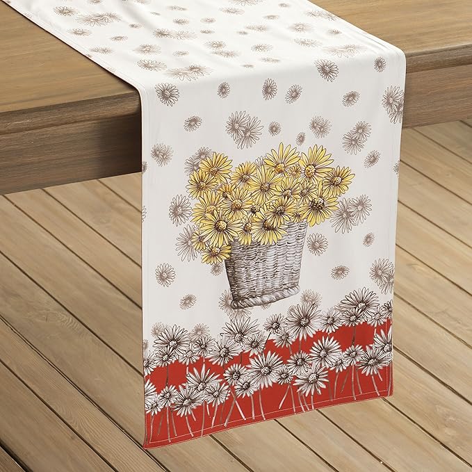 Maison d' Hermine Table Runner 100% Cotton Single Layer Table Runners 90 inches - Image 3