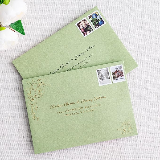PONATIA 50 Pieces 5x7 Envelopes, A7 Envelopes Self Seal - Image 7