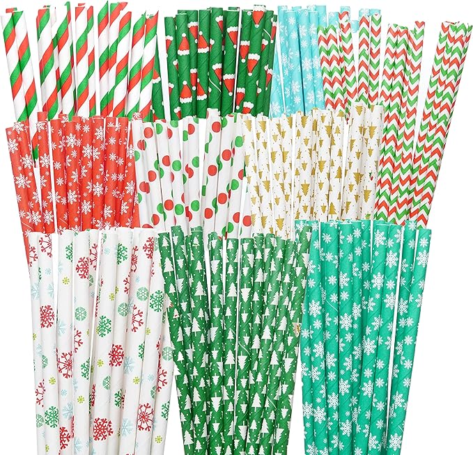 Weemium Christmas Paper Straws by Weemium