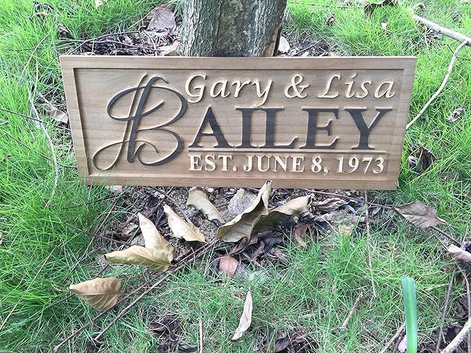 ADVPRO Personalized Custom Made Solid Pine Wood rustic home sign décor - Image 4