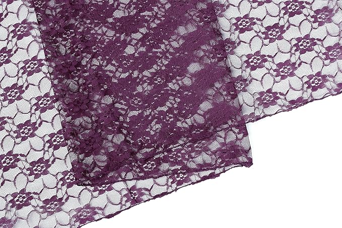 MDS Pack of 10 Wedding 12 x 108 inches Lace Table Runner - Image 4