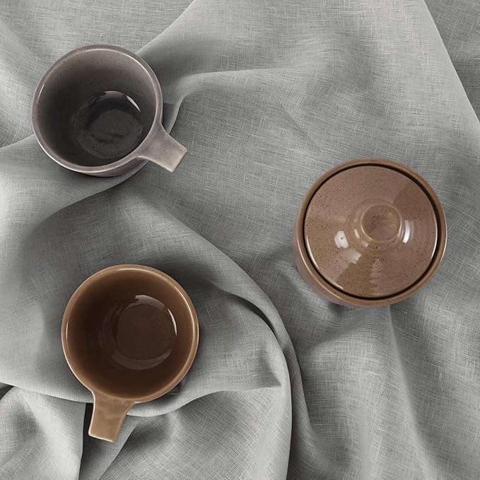 Solino Home Soft Grey Linen Tablecloth 60 x 120 Inch - Image 4