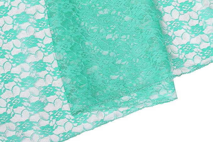 MDS Pack of 15 Wedding 12 x 108 inches Lace Table Runner - Image 5