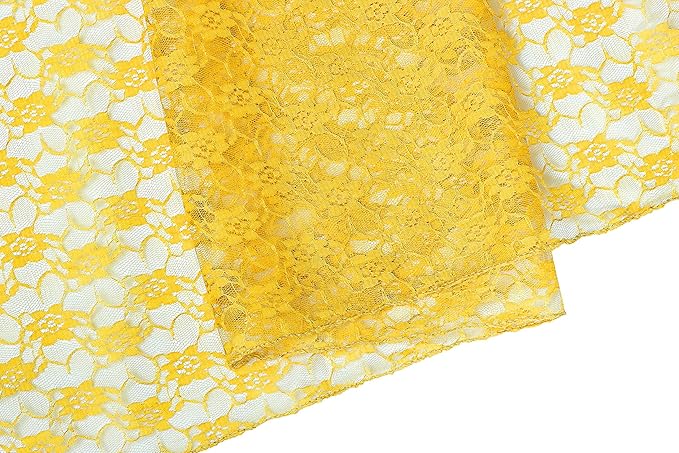 MDS Pack of 20 Wedding 12 x 108 inches Lace Table Runner - Image 3