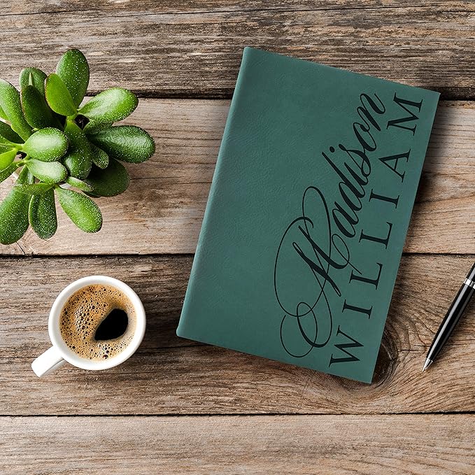 Personal Leather Journal Notebooks | 12 Design, 9 Color - Image 5