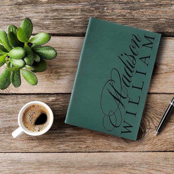 Personal Leather Journal Notebooks | 12 Design, 9 Color - Image 5