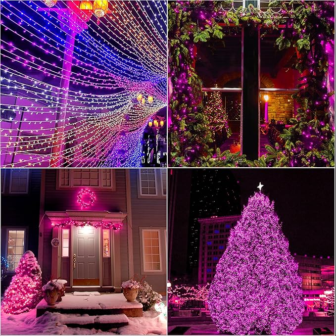 LAMPHOME 33ft Valentine's Day String Lights, Christmas Decorative Mini Lights - Image 3