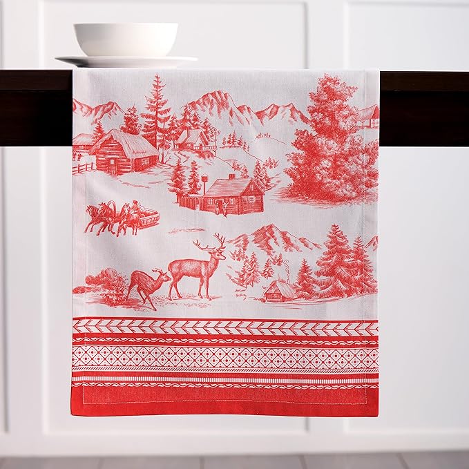 Maison d' Hermine Table Runner 100% Cotton Single Layer Table Runners 108 - Image 8