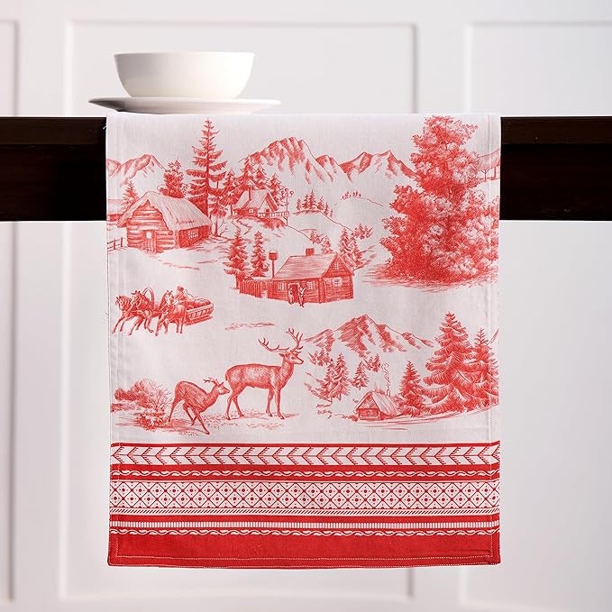 Maison d' Hermine Table Runner 100% Cotton Double Layer Table Runners 72 inches - Image 8