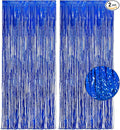 Dark Blue Tinsel Backdrop Streamers by GREATRIL