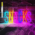 Snacks Neon Sign, Snack Bar Sign by JIARODEYLEDNEONSIGN