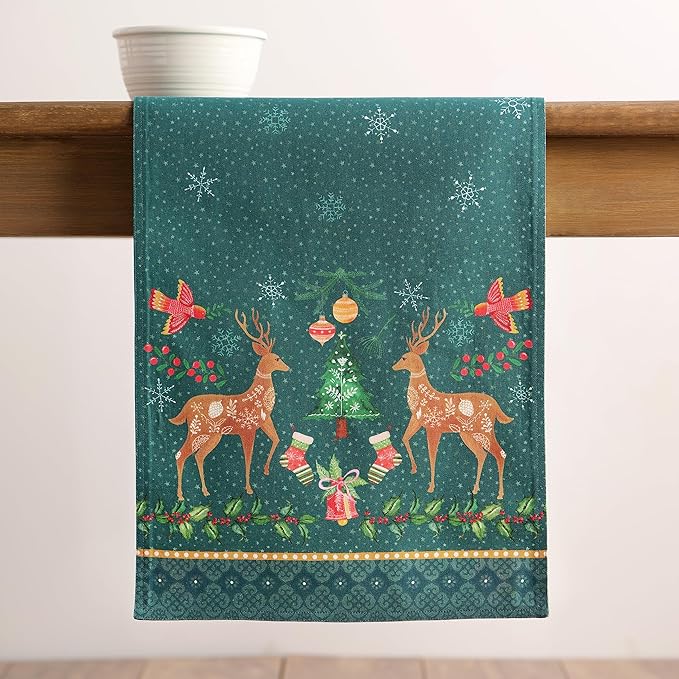 Maison d' Hermine Table Runner 100% Cotton Double Layer Table Runners 108 - Image 8