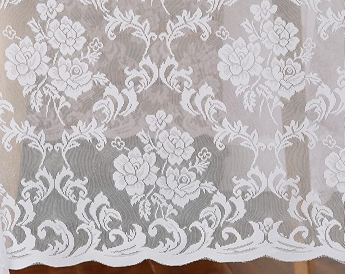 LinenZone White Rectangle Tablecloth - Image 3