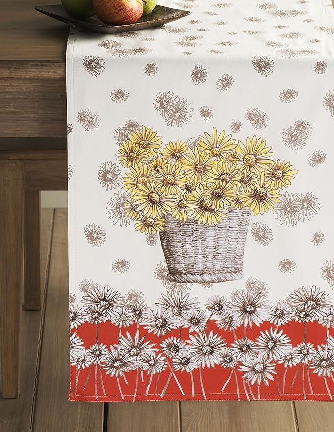 Maison d' Hermine Table Runner 100% Cotton Single Layer Table Runners 90 inches - Image 2