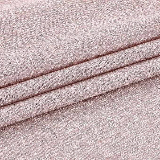 Vision Home Pink Pinch Pleated Semi Sheer Curtains - Image 7