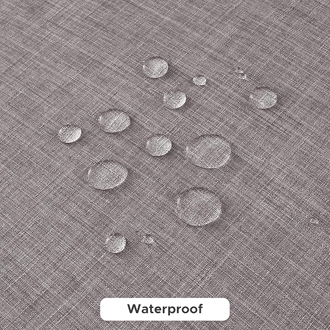 Fitable Square Table Cloth Linen Textured: Water & Stain Resistant Farmhouse - Image 4