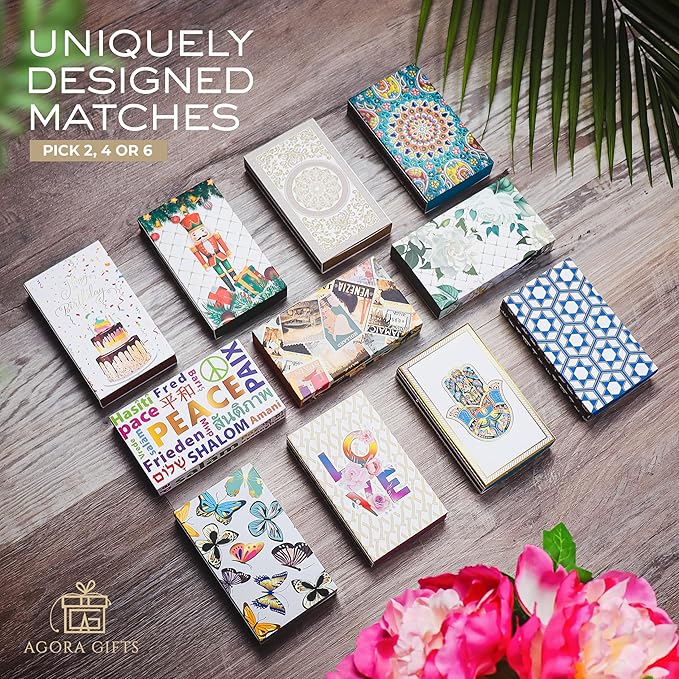 Decorative Matches Box -4-Inch Long Matches - Image 2