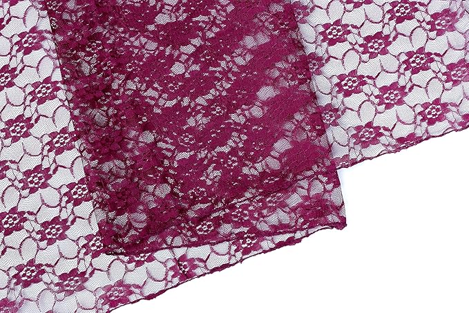 MDS Pack of 20 Wedding 12 x 108 inches Lace Table Runner - Image 5
