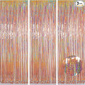 Foil Fringe Curtains Party Decorations by Melsan