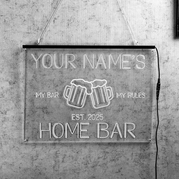 Personalized My bar my rule Signs - Image 4