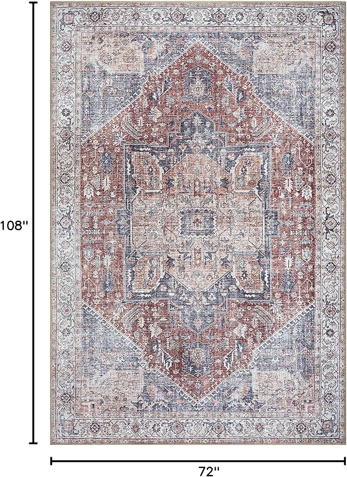 Bloom Rugs Washable Non-Slip 6' x 9' Rug - Image 2