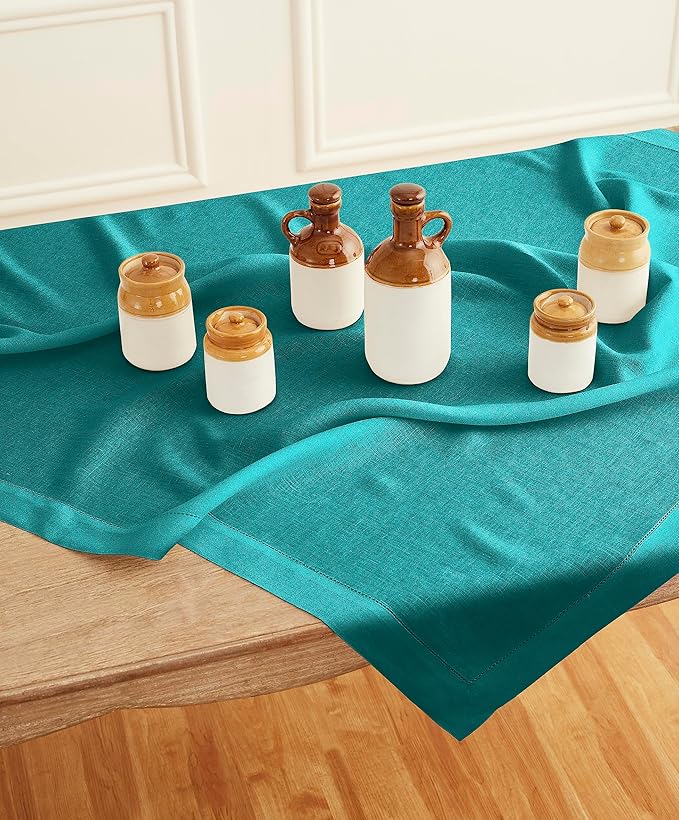 Solino Home Linen Square Tablecloth 52 x 52 Inch - Image 2