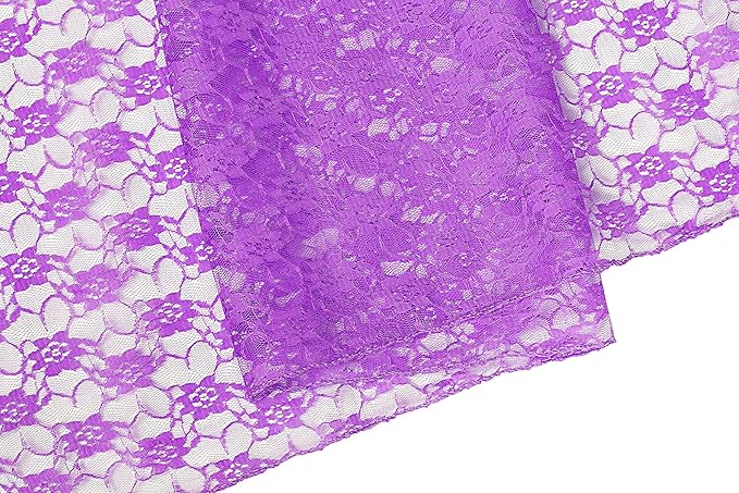 MDS Pack of 25 Wedding 12 x 108 inches Lace Table Runner - Image 4