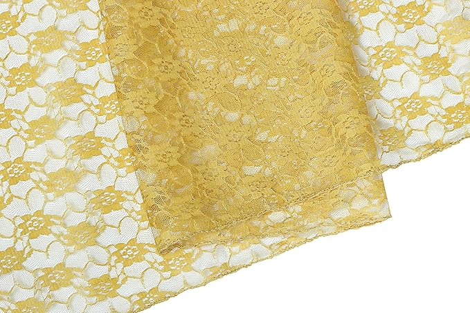 MDS Pack of 15 Wedding 12 x 108 inches Lace Table Runner - Image 4