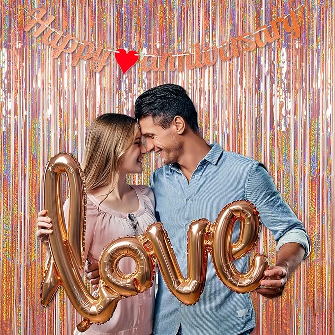 Foil Fringe Curtains Party Decorations - Image 9