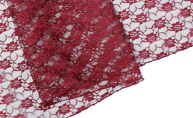 MDS Pack of 25 Wedding 12 x 108 inches Lace Table Runner - Image 5