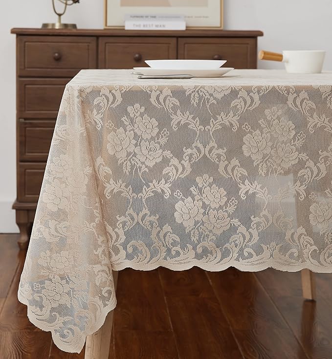 LinenZone Linen Rectangle Tablecloth - Image 2
